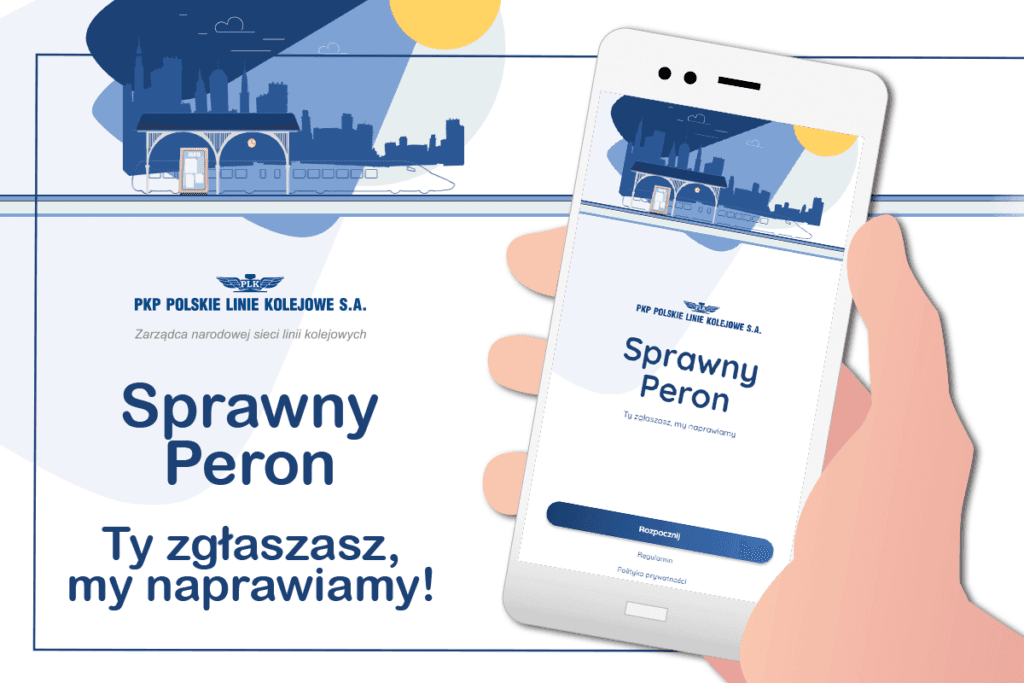 Sprawny Peron – nowa aplikacja PLK SA do zgłaszania usterek na kolei