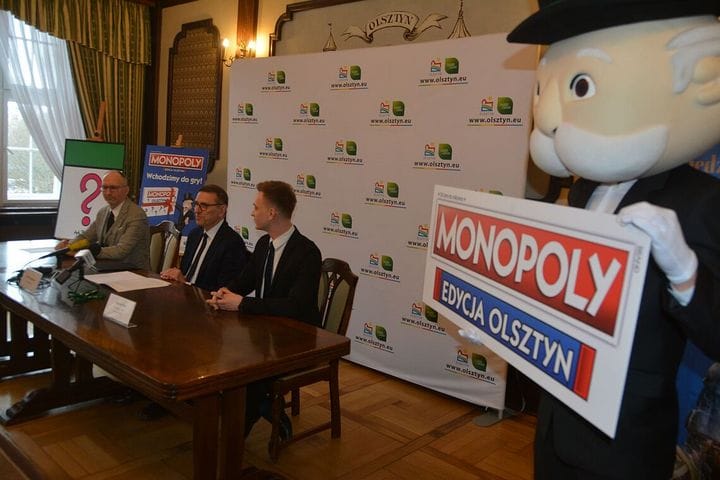 Olsztyn będzie miał własną wersję gry Monopoly