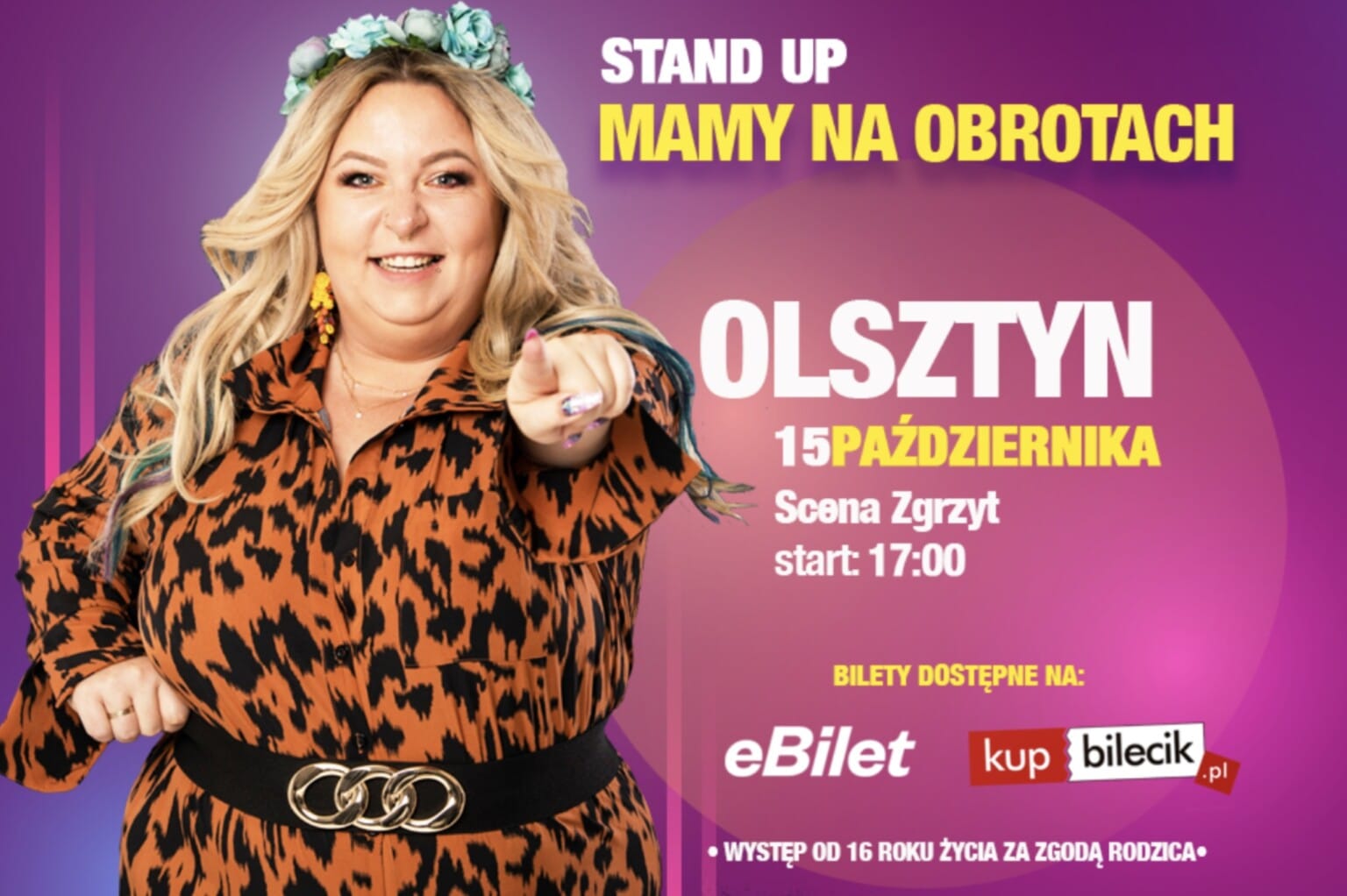 Już 15 października Mama Na Obrotach wystąpi w Olsztynie! [STAND UP]