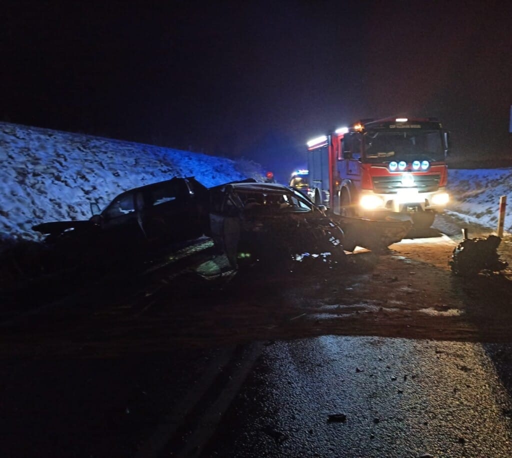 Wypadek na DK53 w rejonie m. Klewki Wypadek na DK53 w rejonie m. Klewki