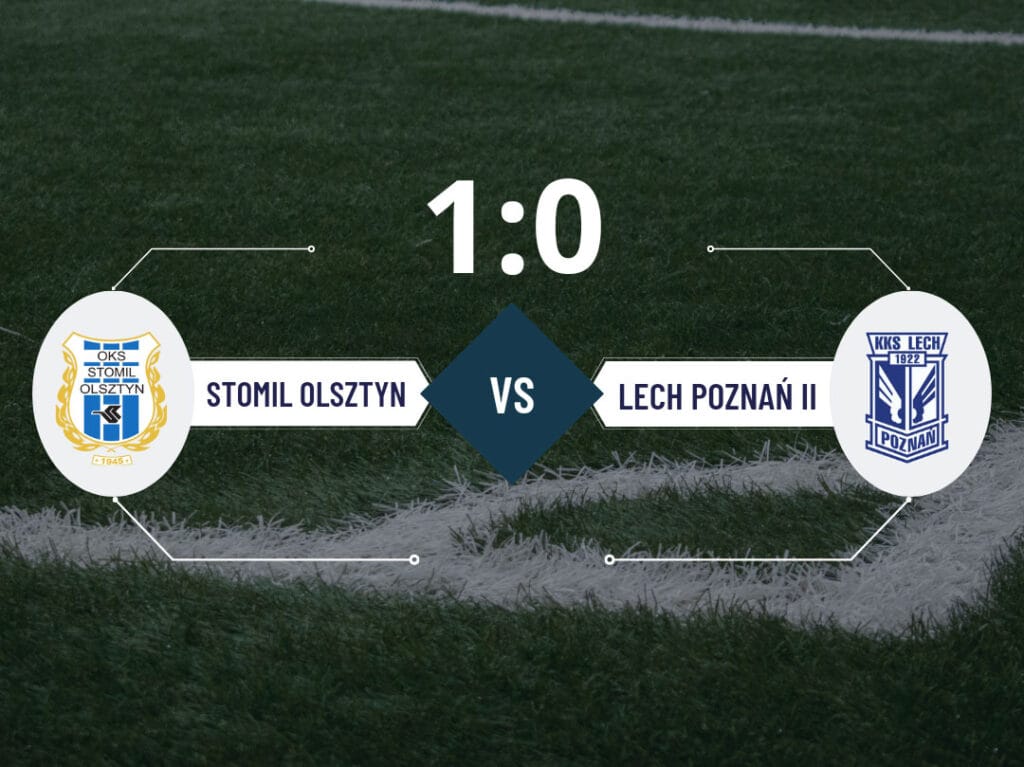 Wygrana Stomilu z rezerwami Lecha Poznań