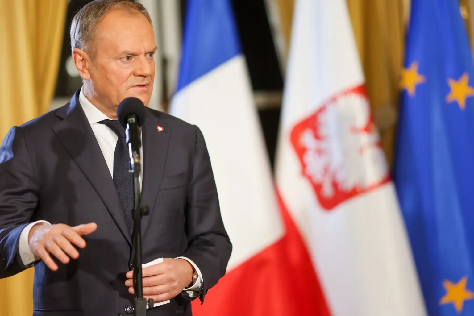 Premier po spotkaniu w Paryżu: Polska wspiera Ukrainę, ale nie wyśle żołnierzy