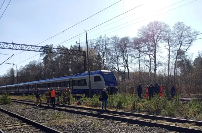 Tragiczny wypadek kolejowy na odcinku leśnym w pobliżu Kortowa