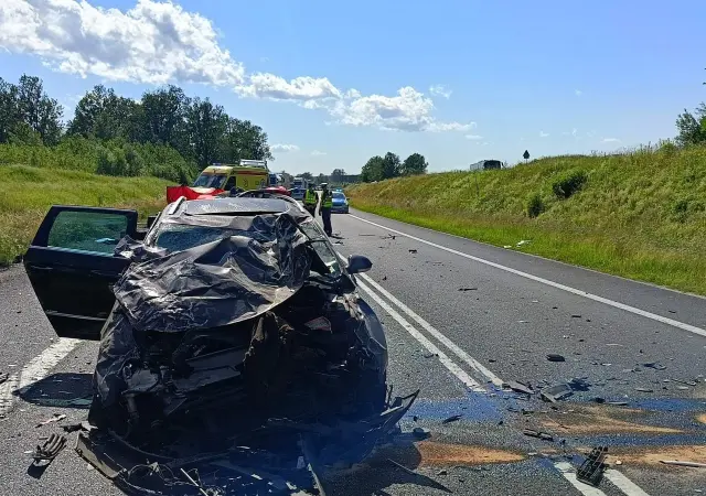 Tragiczny wypadek na DK16 w Nowym Marcinkowie – jedna osoba nie żyje
