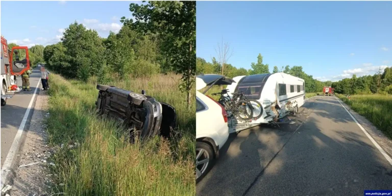 Niebezpieczna kolizja na DK16. Sprawca zapłaci 2000 zł mandatu