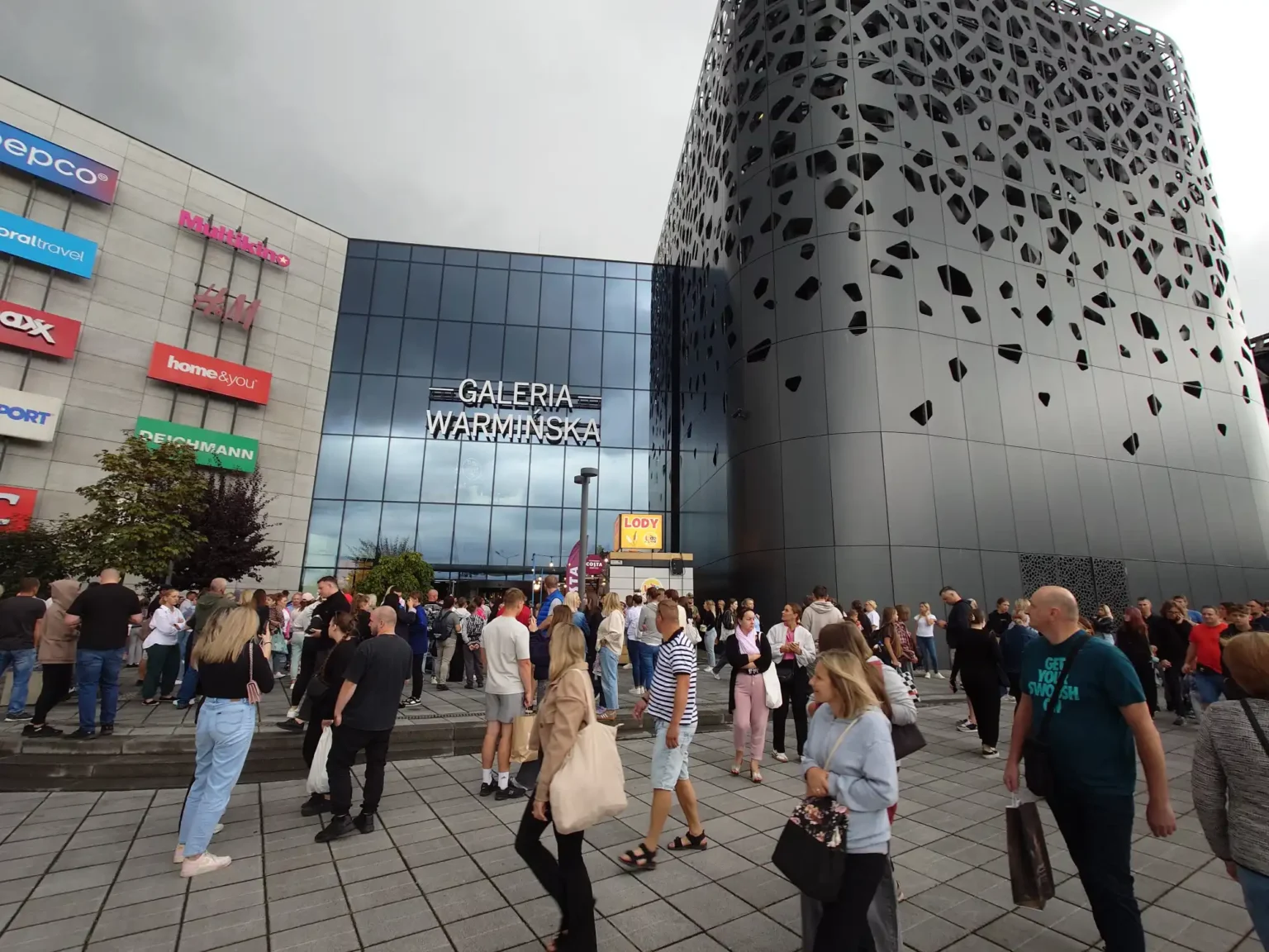 Ewakuacja Galerii Warmińskiej w Olsztynie!