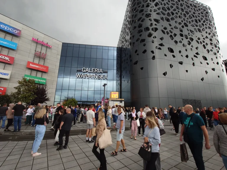 Ewakuacja Galerii Warmińskiej w Olsztynie! Ewakuacja Galerii Warmińskiej w Olsztynie!