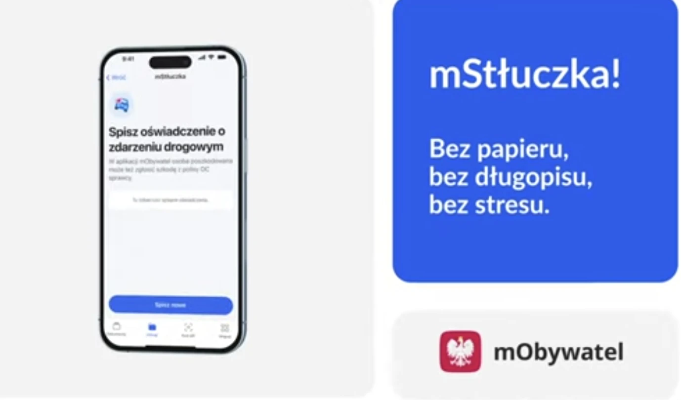 MStłuczka – Koniec papierowych formalności po kolizji drogowej [WIDEO]