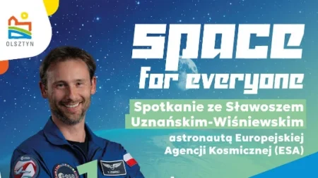 "Space for Everyone" – wyjątkowe spotkanie ze Sławoszem Uznańskim-Wiśniewskim w Olsztynie