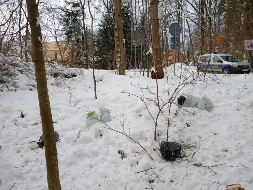Zostawił w śmieciach swój adres. Strażnicy zapukali prosto do drzwi!