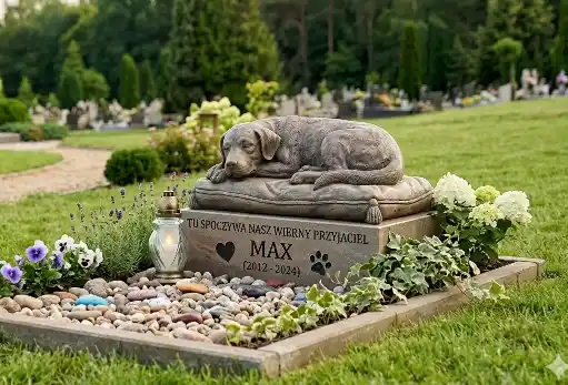 cmentarz dla zwierząt Olsztyn Dywity