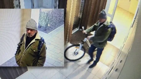 Kradzież roweru na osiedlu Grunwaldzkim. Rozpoznajesz tego mężczyznę? kradzież roweru os grunwaldzkie olsztyn