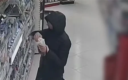 „Czysty” zysk? Policja szuka mężczyzny, który wyniósł szczoteczki z olsztyńskiej drogerii