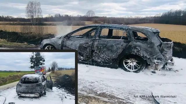O krok od tragedii. „Zauważył dym, chwilę później auto płonęło”