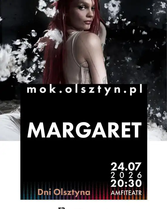 ​Margaret gwiazdą Dni Olsztyna 2026! Bezpłatny koncert w Amfiteatrze