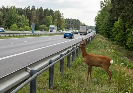 Tesla kontra sarna na S7. Policja ostrzega: Ekspresówki też bywają niebezpieczne!