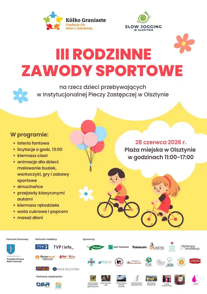 Połączą sportową zabawę z pomaganiem. Nadchodzi wielki piknik rodzinny nad Ukielem!