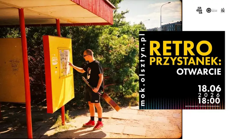 Otwarcie retro przystanku w Olsztynie. Kultura i nostalgia przy dawnej zajezdni trolejbusowej