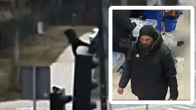 Kamery nagrały go w markecie. Chwilę później zniszczył auto! [WIDEO]