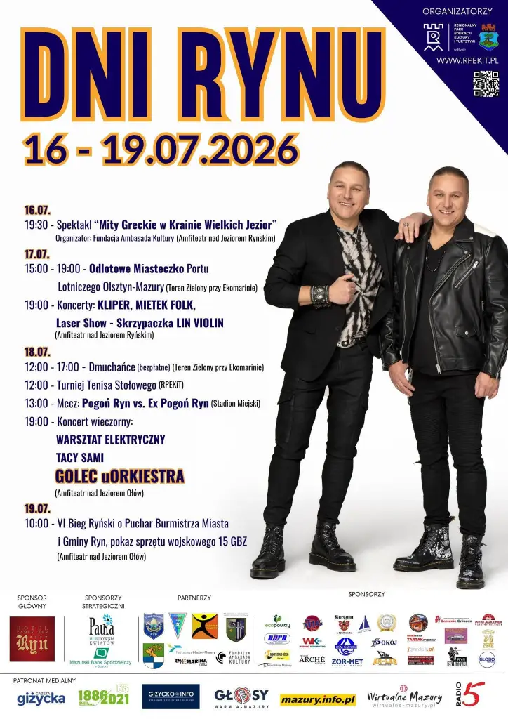 Dni Rynu 2026: Golec uOrkiestra gwiazdą święta miasta! Zobacz pełny program