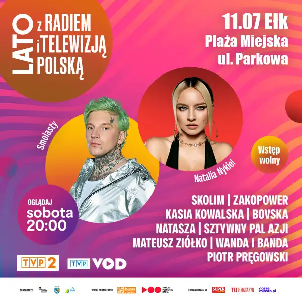 Lato z Radiem i Telewizją Polską w Ełku! Wielkie gwiazdy na Starej Plaży
