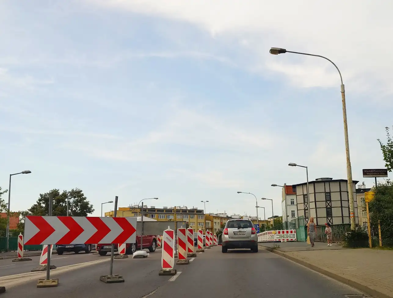Kolejny etap remontu wiaduktu na ul. Limanowskiego w Olsztynie. Sprawdź nowe zasady ruchu