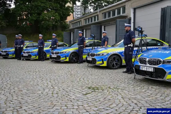 Nowe BMW i laserowe mierniki prędkości dla warmińsko-mazurskiej policji