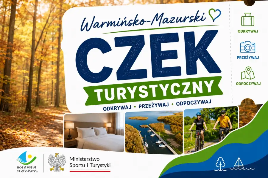 Warmińsko-Mazurski Czek Turystyczny. Blisko 12 tysięcy osób dostanie pieniądze na wypoczynek